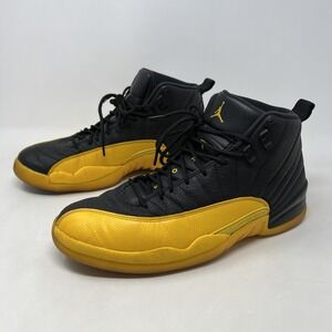 Nike Air Jordan 12 Retro "Black University Gold" 2020 Men's Size 10 130690-070